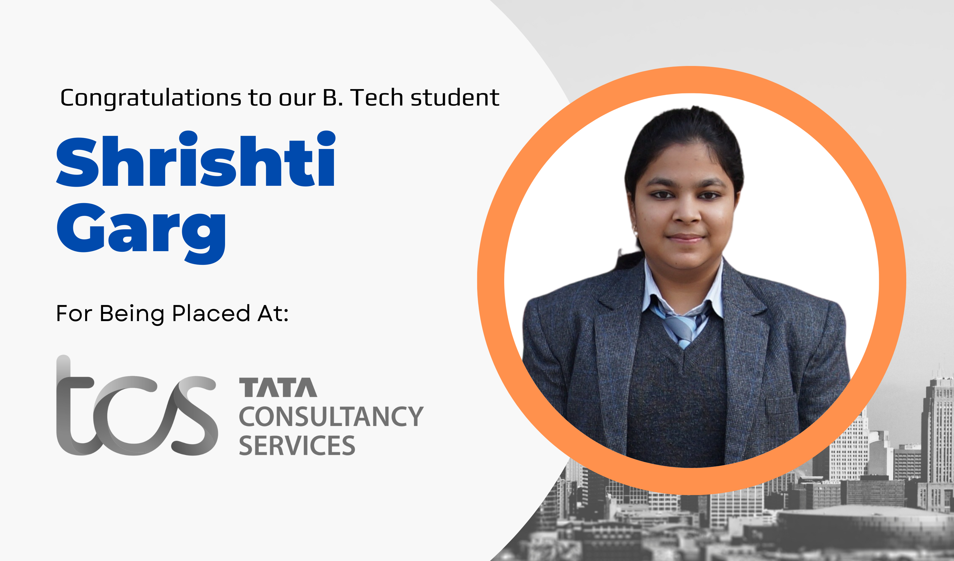 Shristi Garg (B.Tech – Computer Science)